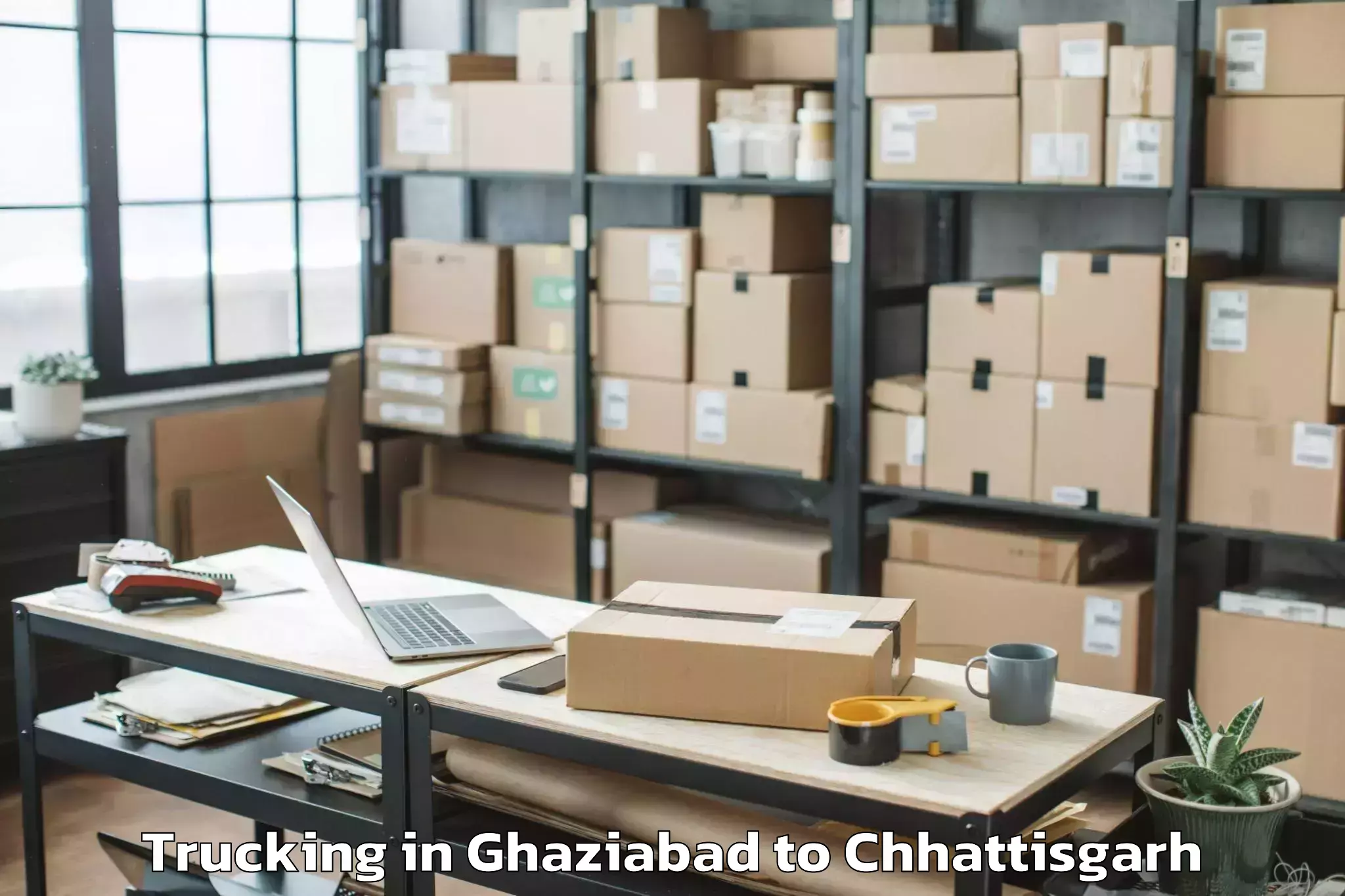 Book Ghaziabad to Chhuriya Trucking